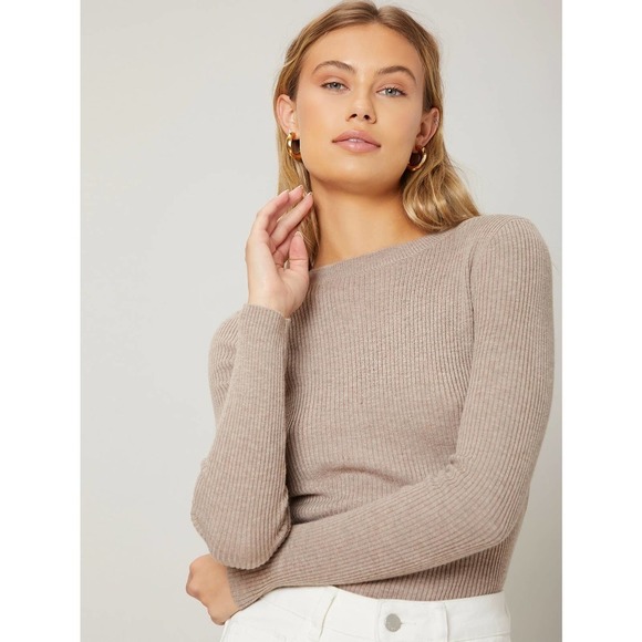 RECYCLED POLYESTER SLIM SWEATER business casual workwear black - Picture 10 of 13